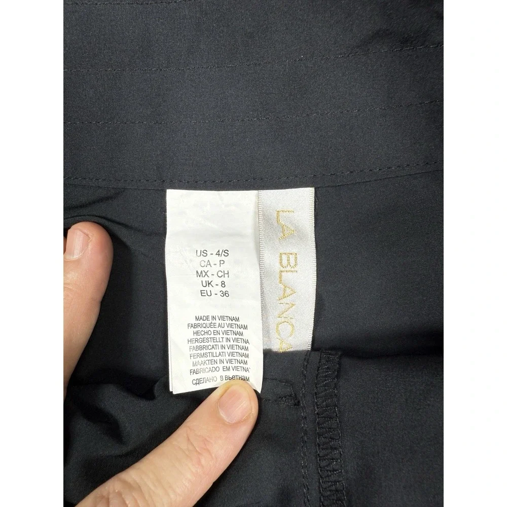 La Blanca Womens Swim Boardshorts Black Size 4 Small 2